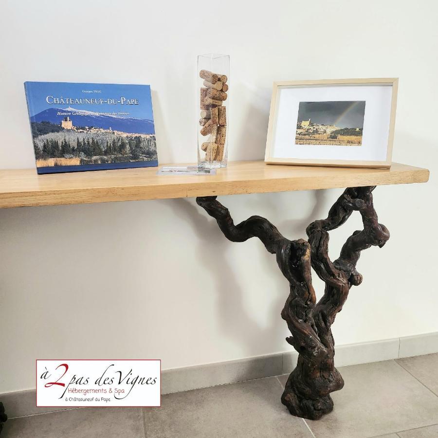 A 2 Pas Des Vignes, Hebergements Et Spa, Maison Numero 6, A Chateauneuf Du Pape Zewnętrze zdjęcie