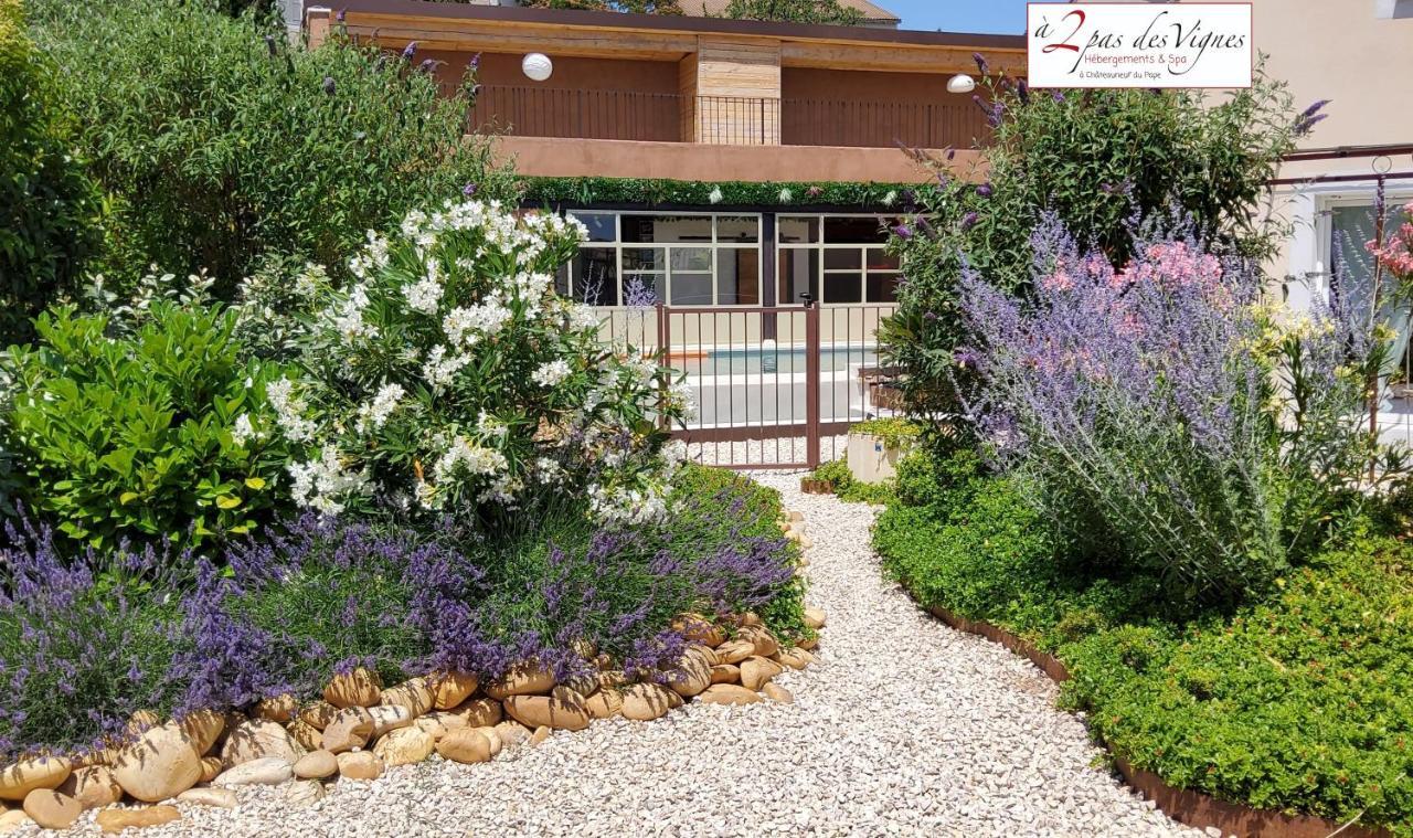 A 2 Pas Des Vignes, Hebergements Et Spa, Maison Numero 6, A Chateauneuf Du Pape Zewnętrze zdjęcie