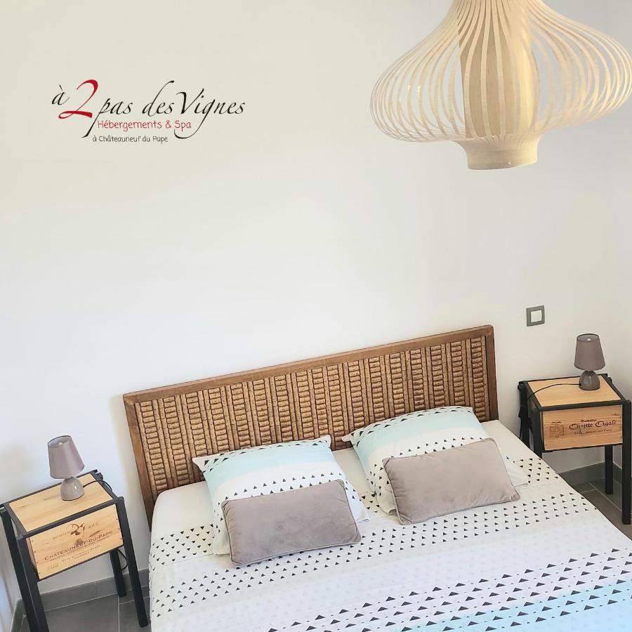 A 2 Pas Des Vignes, Hebergements Et Spa, Maison Numero 6, A Chateauneuf Du Pape Zewnętrze zdjęcie